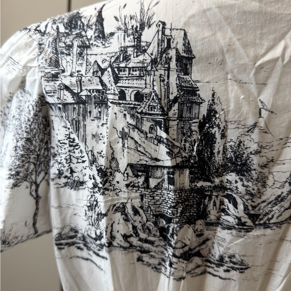 Umgee Black and White Scenic Maxi Dress - Picture 6 of 10